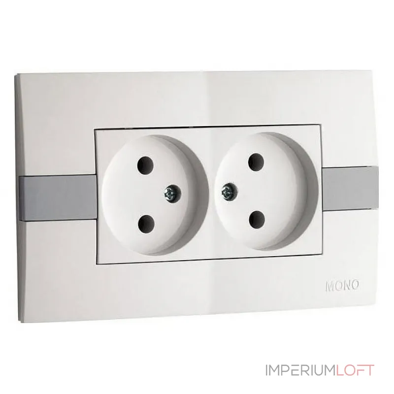 Розетка двойная Mono Electric Eсо 101-010105-121 от ImperiumLoft