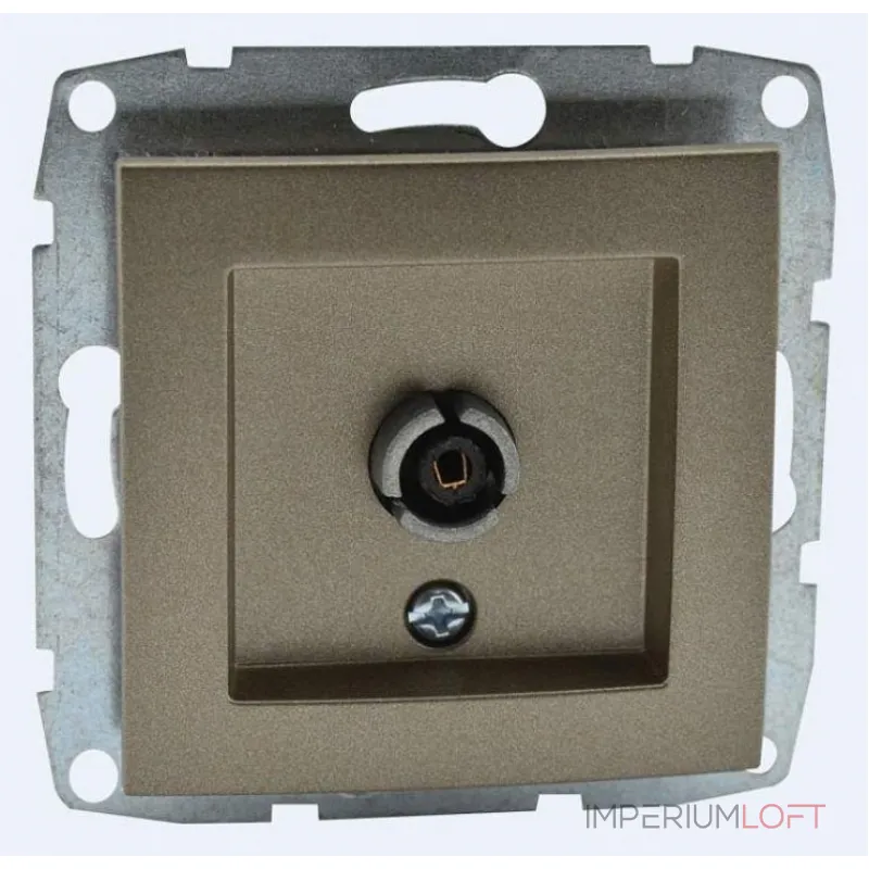 ТВ-розетка проходная без рамки Mono Electric Despina / Larissa 500-002305-137 от ImperiumLoft ТВ-розетка проходная без рамки Mono Electric Despina / Larissa 500-002305-137 от ImperiumLoft