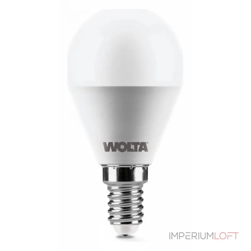 Лампа светодиодная Wolta E14 10Вт 6500K 25W45GL10E14 от ImperiumLoft