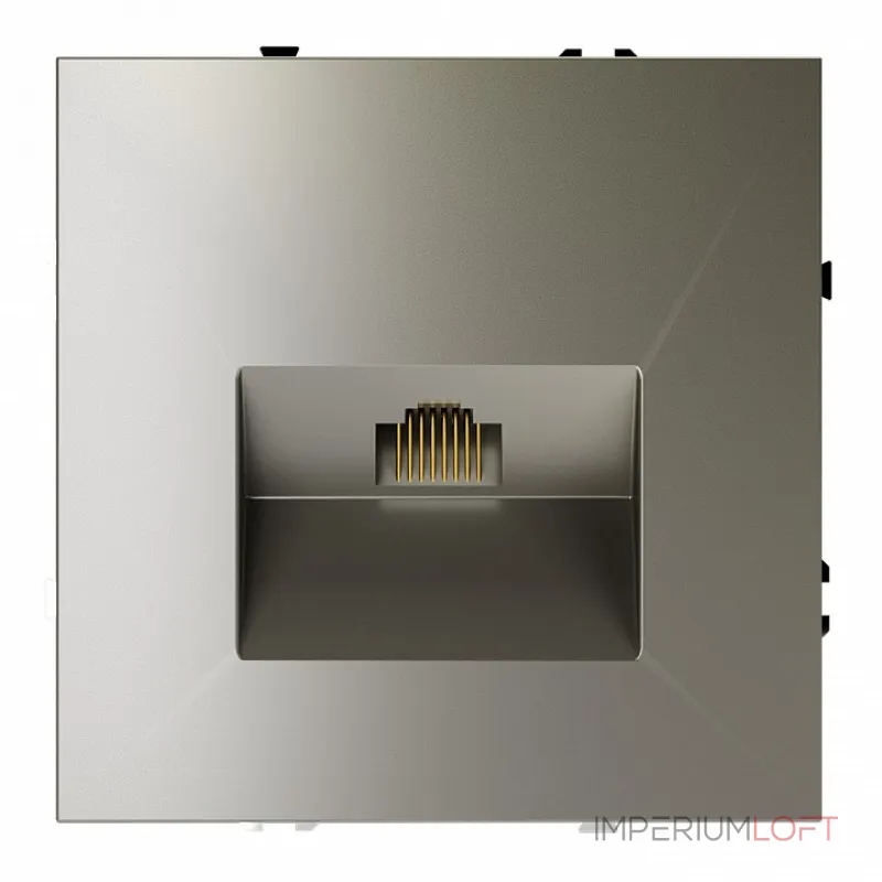 Розетка Ethernet RJ-45 без рамки Voltum S70 VLS060104 от ImperiumLoft