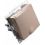 Розетка с заземлением и со шторками без рамки с крышкой Stekker Катрин 39594 от ImperiumLoft