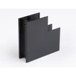 Коннектор угловой внутренний для накладного шинопровода Magnetic GL3378 BK черный 85*85*H26.9 от ImperiumLoft