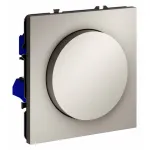 Светорегулятор встраиваемый S70 поворотно-нажимной 600 Вт (кашемир) Voltum VLS070303