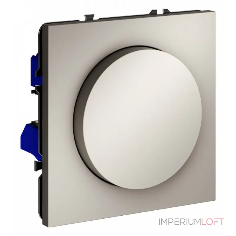 Светорегулятор встраиваемый S70 поворотно-нажимной 600 Вт (кашемир) Voltum VLS070303