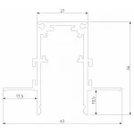 Трек встраиваемый Elektrostandard Slim Magnetic a067502 от ImperiumLoft