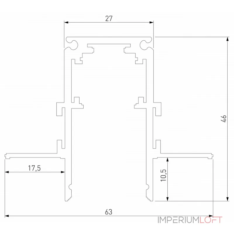 Трек встраиваемый Elektrostandard Slim Magnetic a067502 от ImperiumLoft Трек встраиваемый Elektrostandard Slim Magnetic a067502 от ImperiumLoft