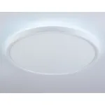 Потолочный светодиодный светильник FZ3005 WH белый IP44 33W+10W 6400+6400К D375*40 (Без ПДУ) от ImperiumLoft