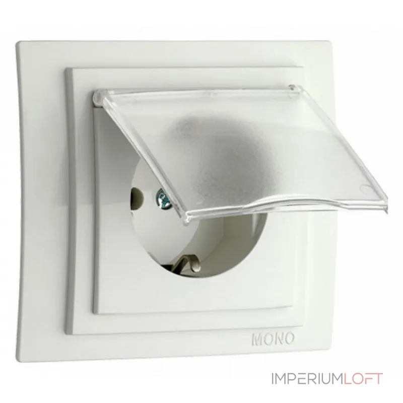 Розетка с заземлением с крышкой без рамки Mono Electric Despina / Larissa 500-001921-118 от ImperiumLoft Розетка с заземлением с крышкой без рамки Mono Electric Despina / Larissa 500-001921-118 от ImperiumLoft