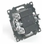 Выключатель двухклавишный без рамки Stekker Катрин 49019 от ImperiumLoft