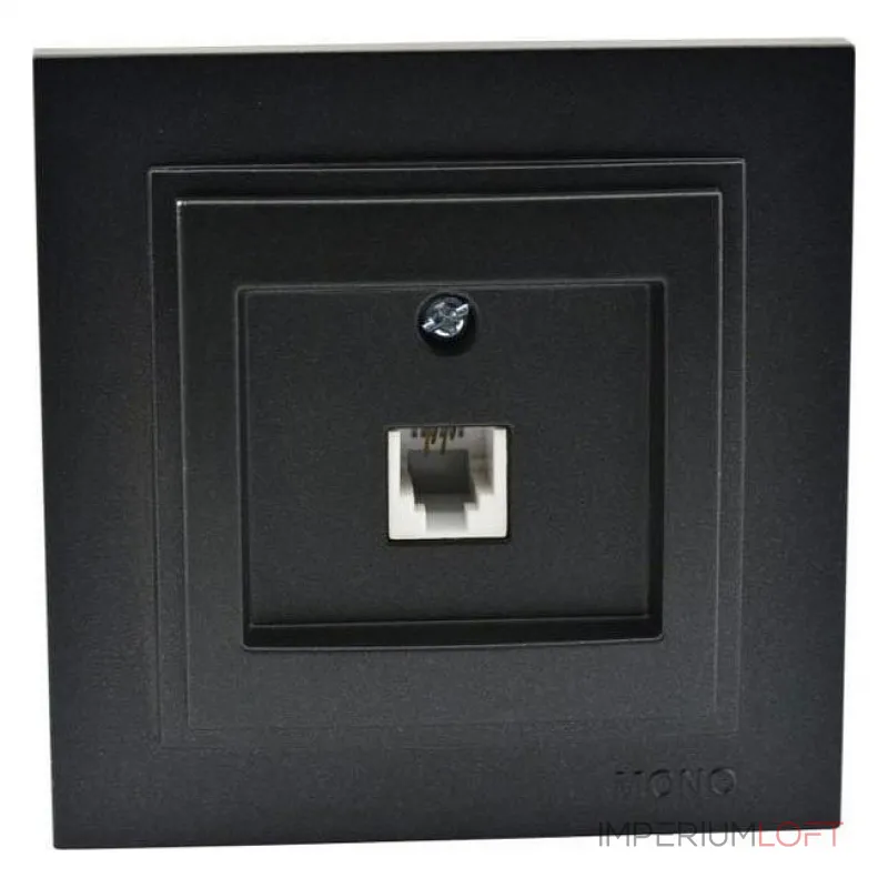 Розетка телефонная RJ-11 Mono Electric Despina 102-202005-124 от ImperiumLoft