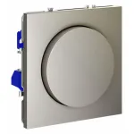 Светорегулятор встраиваемый S70 поворотно-нажимной 600 Вт (шелк) Voltum VLS070304