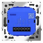 Терморегулятор электронный S70 с индикацией и датчиком для теплого пола (титан) Voltum VLS070106