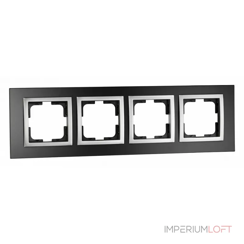 Рамка на 4 поста Mono Electric Style Glass 107-720000-163 от ImperiumLoft