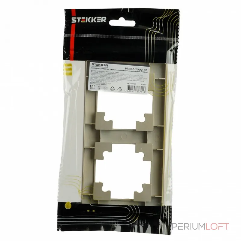 Рамка на 2 поста Stekker PFR00-7002-08 49607 от ImperiumLoft