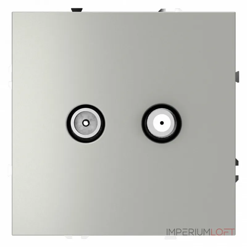 ТВ-розетка и SAT-розетка оконечная без рамки Voltum S70 VLS060405 от ImperiumLoft