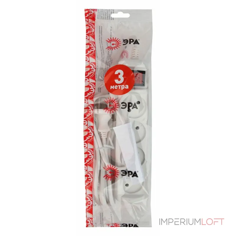 Сетевой фильтр Эра U-4s-3m-2x1 Б0044053 от ImperiumLoft