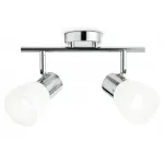 Настенно-потолочный спот TR3963/2 CH/FR хром/белый матовый E27*2 max 40W 200*105*200 от NovaLamp