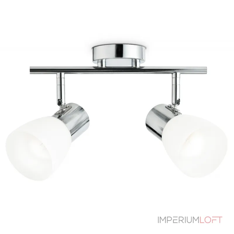 Настенно-потолочный спот TR3963/2 CH/FR хром/белый матовый E27*2 max 40W 200*105*200 от NovaLamp