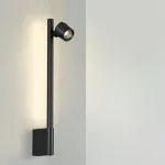 Светильник настенный диммируемый (выключатель) IP20 LED 7W+7W 4000K 220-240V FERMO 359313 OVER NT24 000 Черный от ImperiumLoft