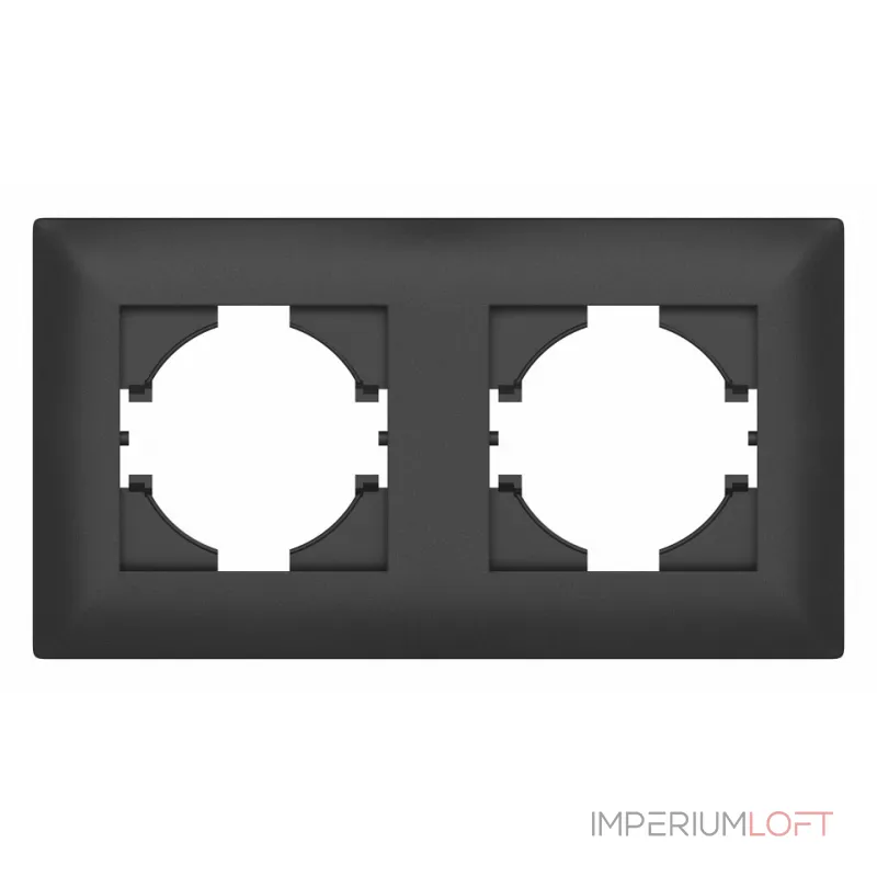 Рамка на 2 поста Gusi Electric BRAVO С1020-010 от ImperiumLoft