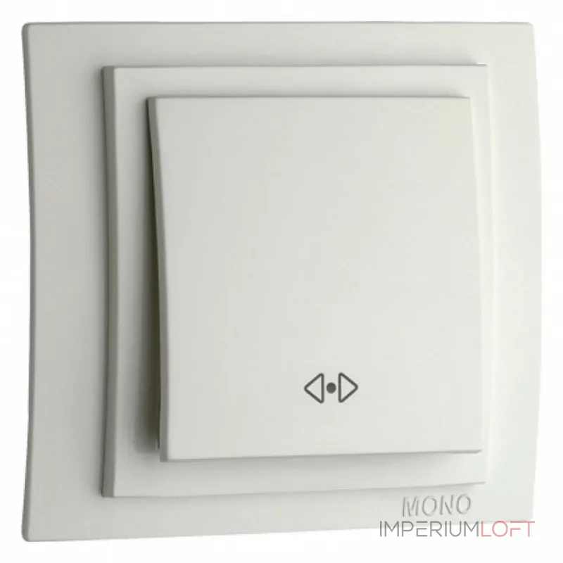 Выключатель перекрестный одноклавишный без рамки Mono Electric Despina / Larissa 500-001925-112 от ImperiumLoft