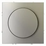 Светорегулятор встраиваемый S70 поворотно-нажимной 600 Вт (шелк) Voltum VLS070304