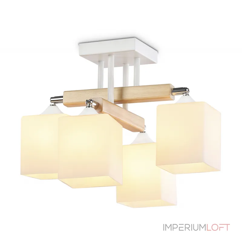 Подвесная люстра TR9512/4 WH/CH/FR белый/хром/белый матовый E27*4 max 40W D567*266 от NovaLamp