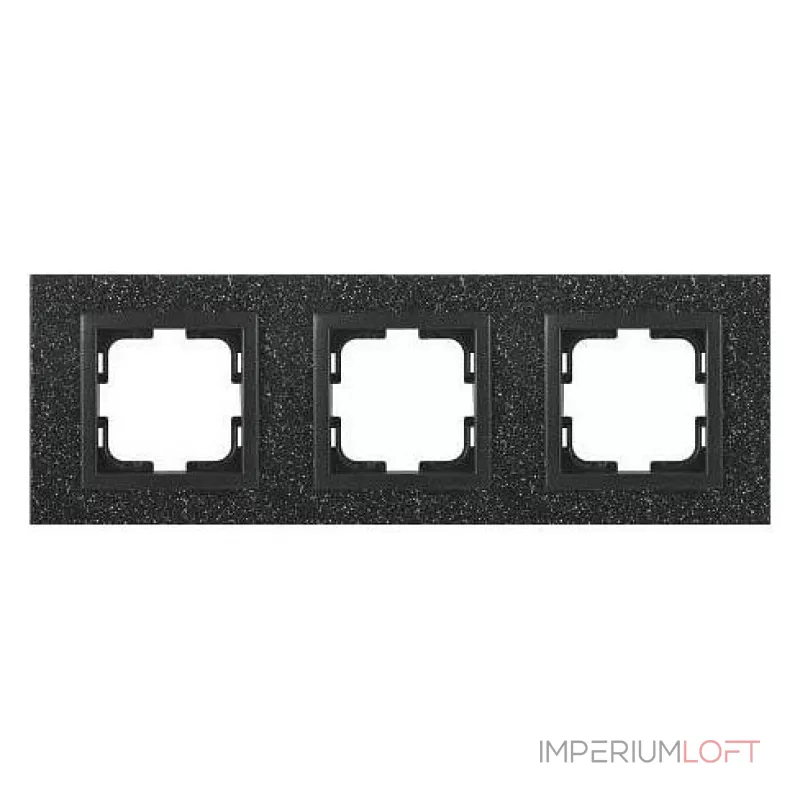 Рамка на 3 поста Mono Electric Style Granit 107-610000-162 от ImperiumLoft Рамка на 3 поста Mono Electric Style Granit 107-610000-162 от ImperiumLoft