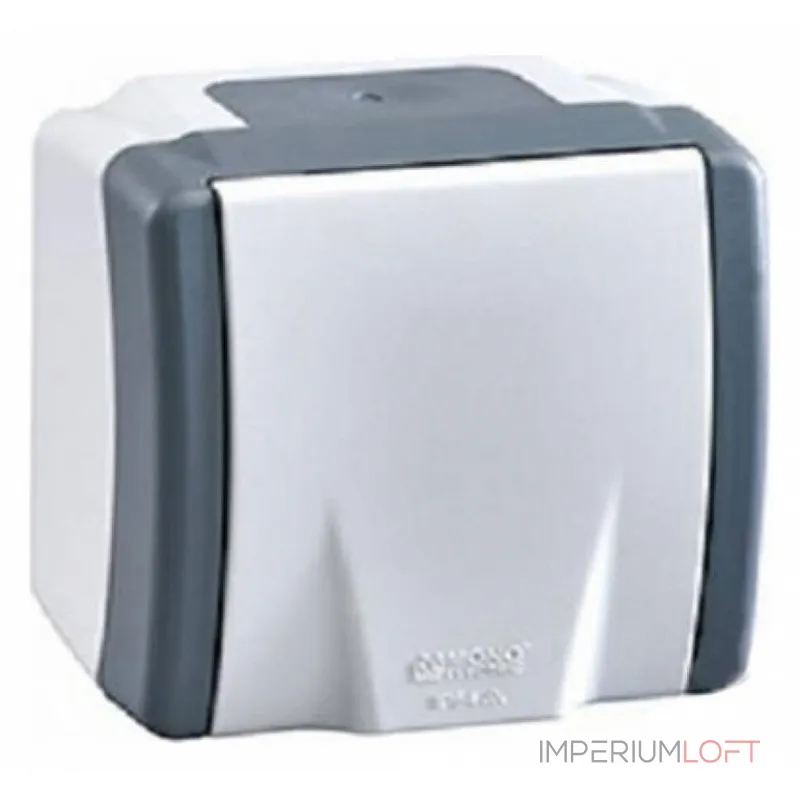 Розетка влагозащищенная с заземлением и крышкой Mono Electric Octans IP54 154-020006-116 от ImperiumLoft Розетка влагозащищенная с заземлением и крышкой Mono Electric Octans IP54 154-020006-116 от ImperiumLoft