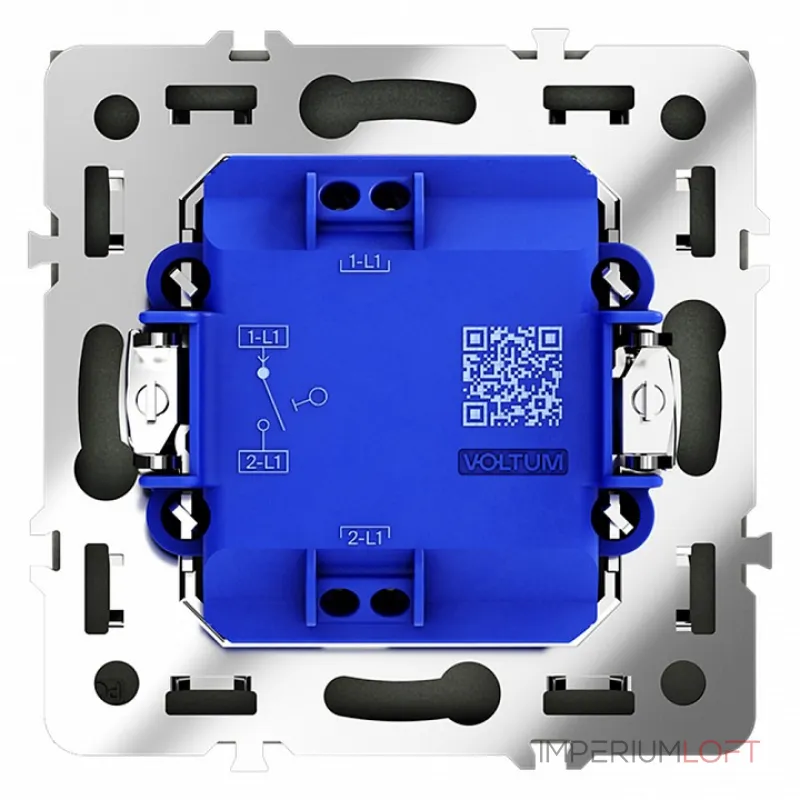 Выключатель одноклавишный без рамки Voltum S70 VLS010107 от ImperiumLoft