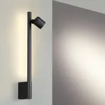 Светильник настенный диммируемый (выключатель) IP20 LED 7W+7W 4000K 220-240V FERMO 359313 OVER NT24 000 Черный от ImperiumLoft
