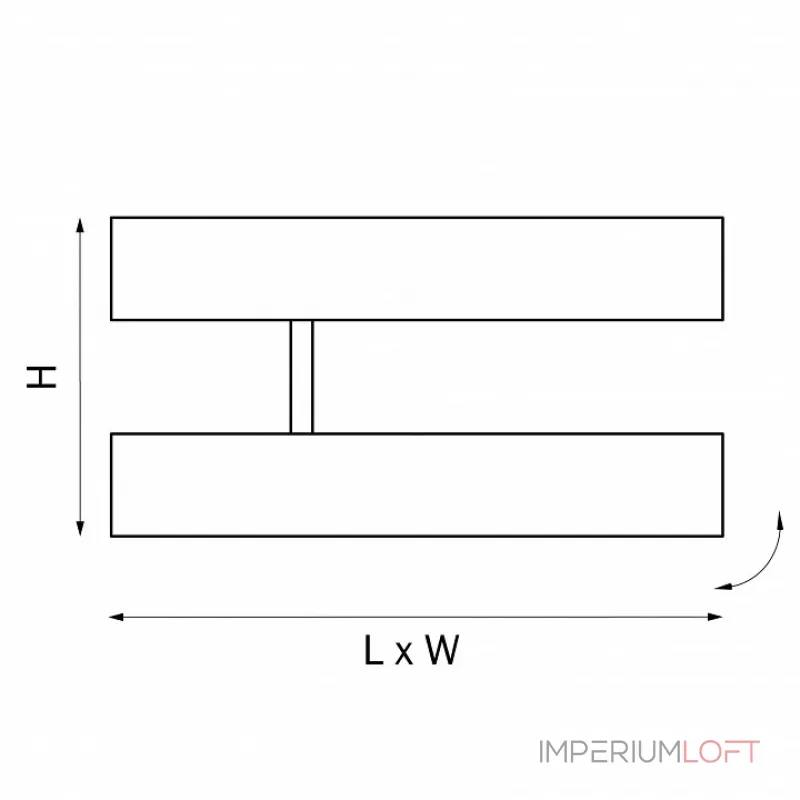 Светильник на штанге Lightstar Teta 205317R от ImperiumLoft