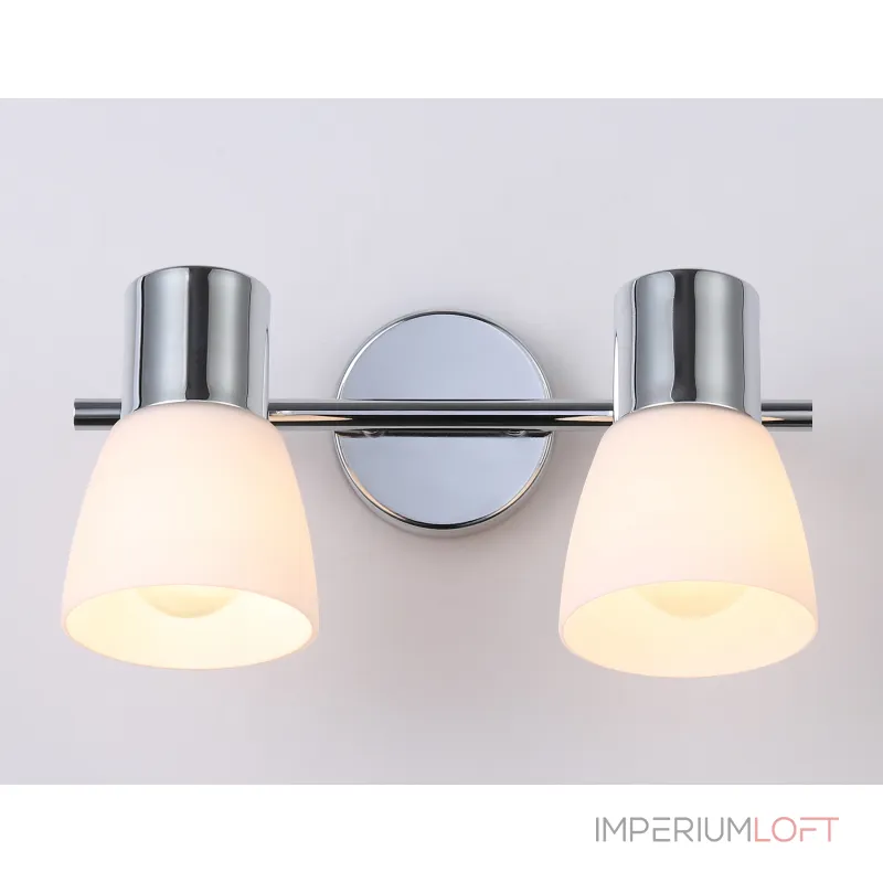 Настенно-потолочный спот TR3963/2 CH/FR хром/белый матовый E27*2 max 40W 200*105*200 от NovaLamp