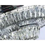 Потолочная светодиодная люстра с хрусталем TR5029 CH/CL хром/прозрачный 3000K/4200K/6400K 81W D600*207 (Без ПДУ) от NovaLamp