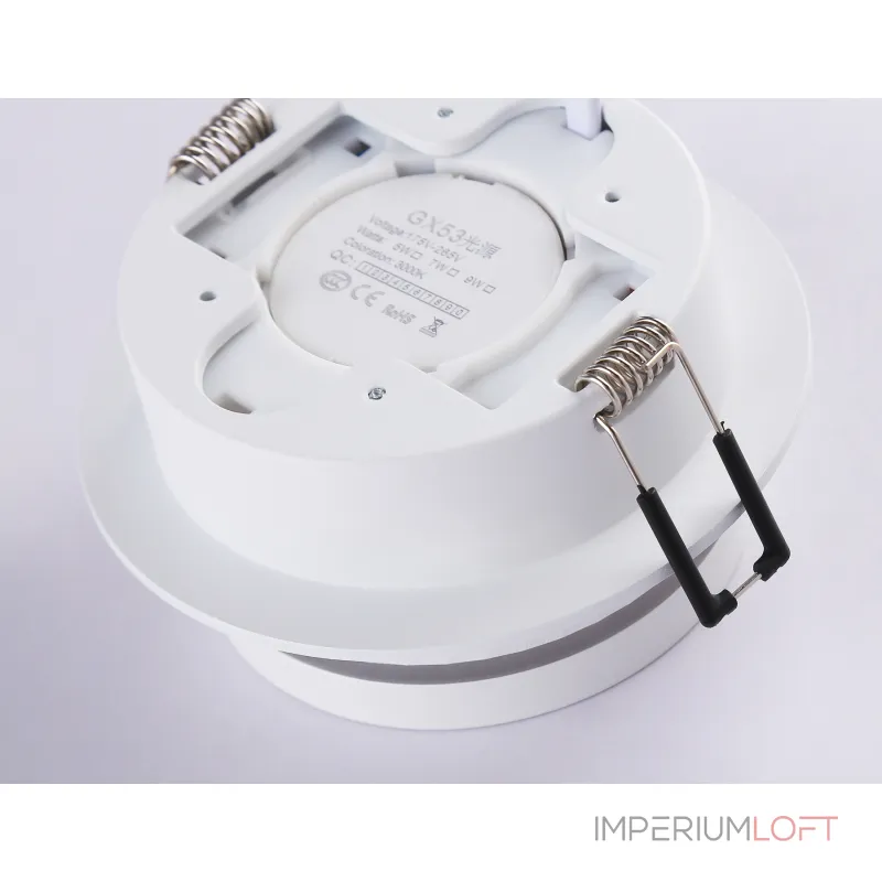 Светильник встраиваемый TN5240 WH белый GX53 D110*42 от NovaLamp