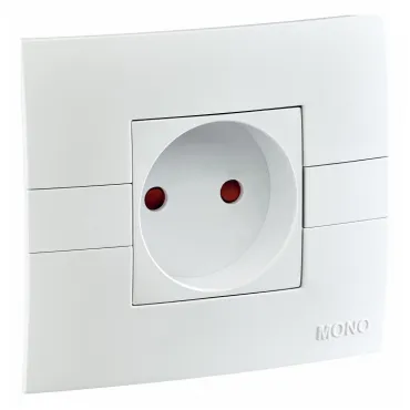 Розетка без заземления Mono Electric Eсо 101-010106-116