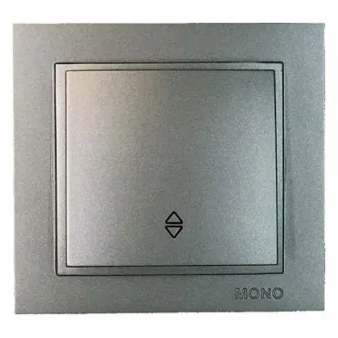 Выключатель проходной одноклавишный Mono Electric Despina 102-242425-109 Выключатель проходной одноклавишный Mono Electric Despina 102-242425-109
