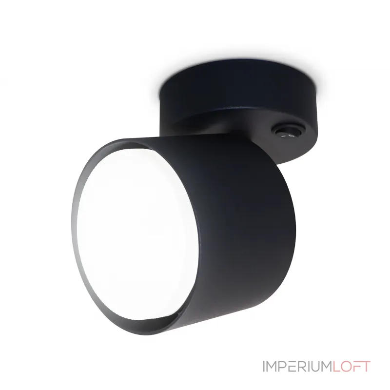 Накладной спот с выключателем TA133 BK черный GX53 max 12W D79*134*D84 от NovaLamp