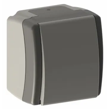 Выключатель одноклавишный влагозащищенный Mono Electric Octans IP54 154-020001-100