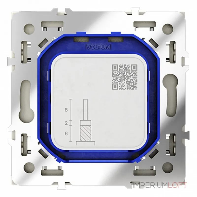 ТВ-розетка и SAT-розетка оконечная без рамки Voltum S70 VLS060405 от ImperiumLoft