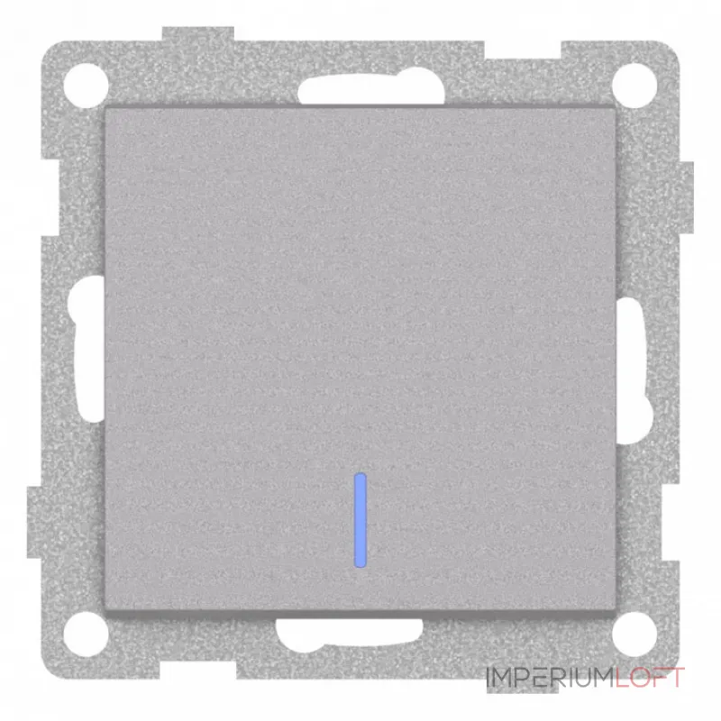 Выключатель сенсорый одноклавишный с подсветкой без рамки Gusi Electric UGRA С11В18-004 от ImperiumLoft