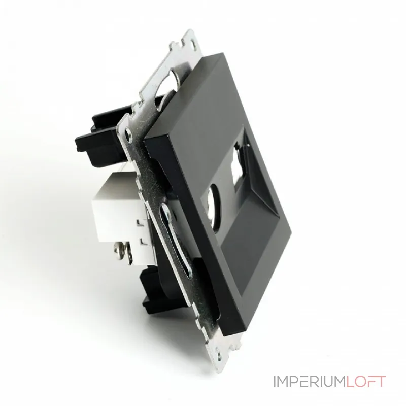 ТВ-розетка и розетка Ethernet RJ-45 без рамки Stekker Катрин 49182 от ImperiumLoft ТВ-розетка и розетка Ethernet RJ-45 без рамки Stekker Катрин 49182 от ImperiumLoft