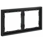 Рамка пластиковая S70 на 2 поста (графит) Voltum VLS100207