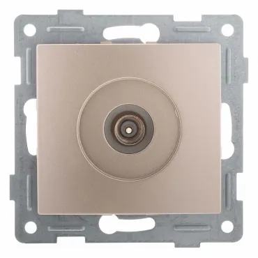 ТВ-розетка без рамки Gusi Electric BRAVO С10А1-027 ТВ-розетка без рамки Gusi Electric BRAVO С10А1-027