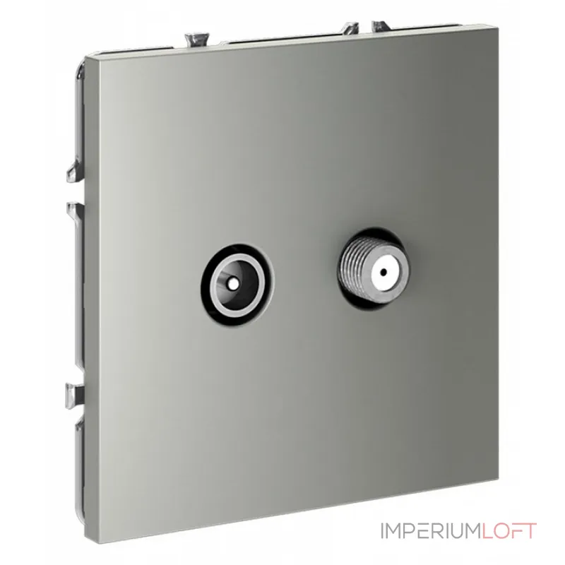 ТВ-розетка и SAT-розетка оконечная без рамки Voltum S70 VLS060405 от ImperiumLoft