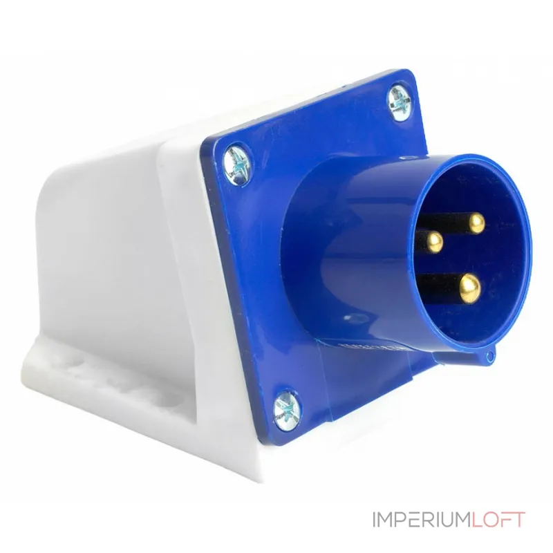 Вилка угловая 2P+PE Stekker ST 49444 от ImperiumLoft