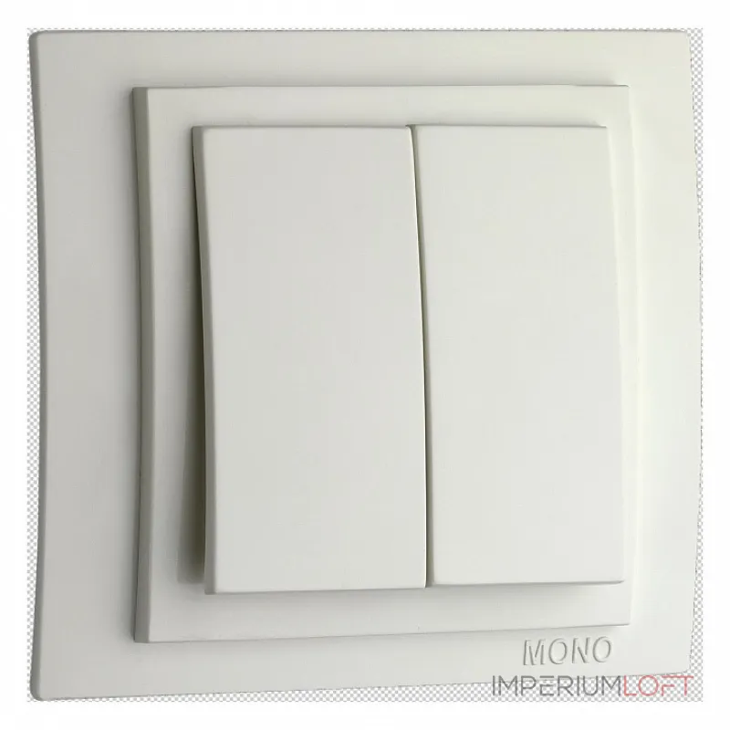 Выключатель двухклавишный Mono Electric Larissa 103-191925-102 от ImperiumLoft Выключатель двухклавишный Mono Electric Larissa 103-191925-102 от ImperiumLoft