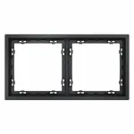 Рамка пластиковая S70 на 2 поста (графит) Voltum VLS100207