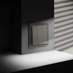 Выключатель трехклавишный без рамки Voltum S70 VLS030104 от ImperiumLoft