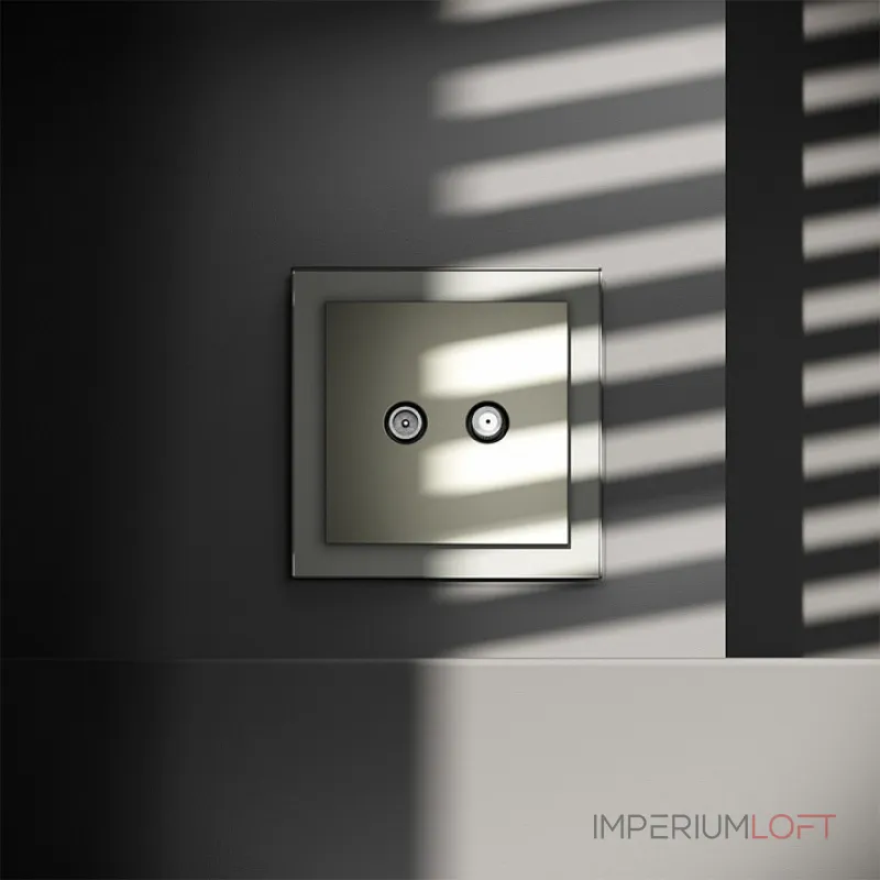 ТВ-розетка и SAT-розетка оконечная без рамки Voltum S70 VLS060405 от ImperiumLoft